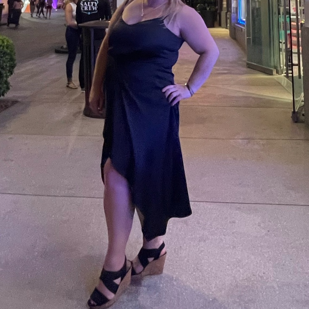 Long Black Express Dress